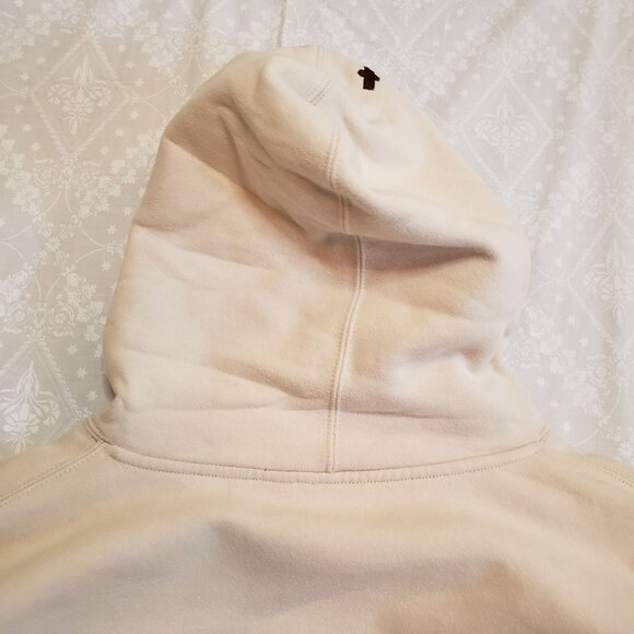 Hurley Fleece Hoodie Beige/Brown - Size Men's Large - Picture 16 of 16